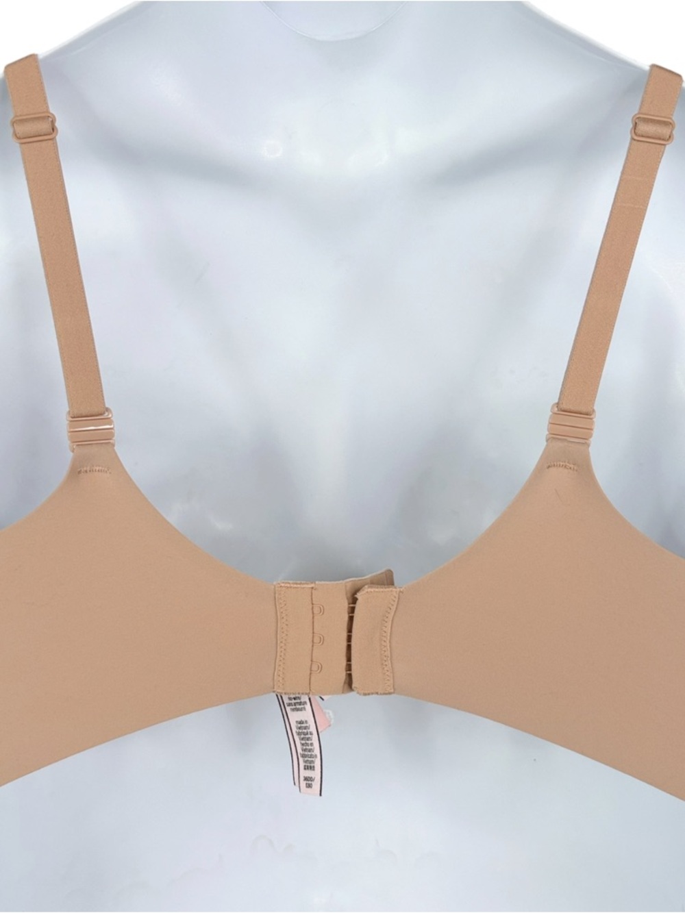 Victoria's Secret Padded No-Wire Bra sz 36DD * Incredible Wireless Beige Nude - Picture 3 of 6